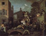 William Hogarth The auspices of the members of the election campaign Sweden oil painting artist